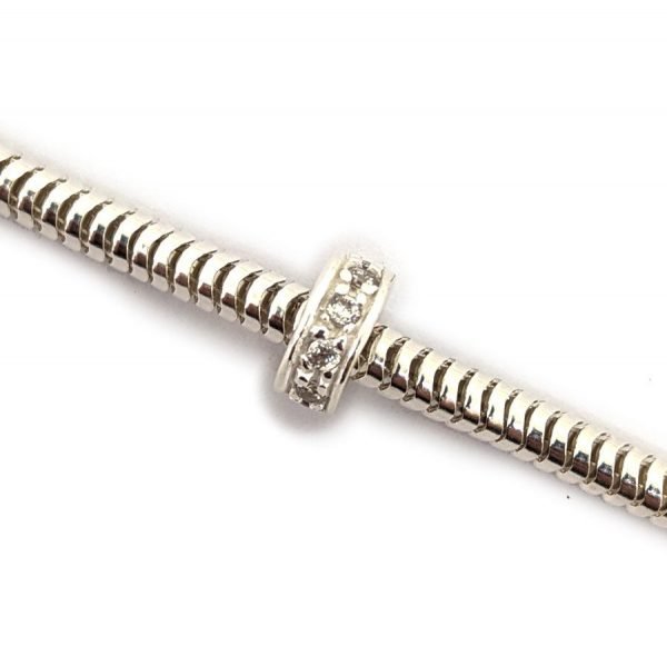Dije Charm dona Cristales Plata 925