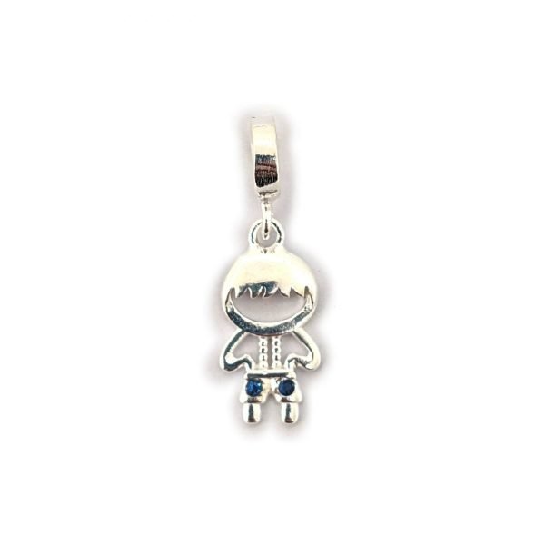 Dije Charm Nene Cristales Plata 925