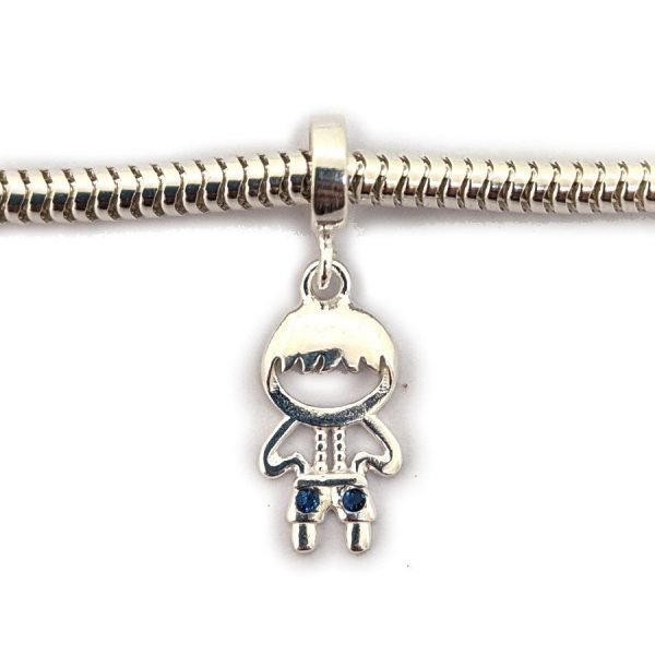 Dije Charm Nene Cristales Plata 925