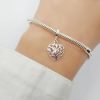Dije Charm Corazón Árbol Vida Plata 925
