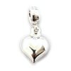 Dije Charm Corazón Inflado Plata 925