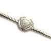 Dije Charm Corazón Tramado Plata 925
