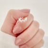 Aro Cuff Zigzag Cristales Plata 925