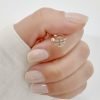Aro cuff cruz templaria plata 925