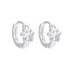 Aros Argollas Huella Huggies Plata 925 blanco