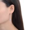 Aros ojo turco cadena plata 925