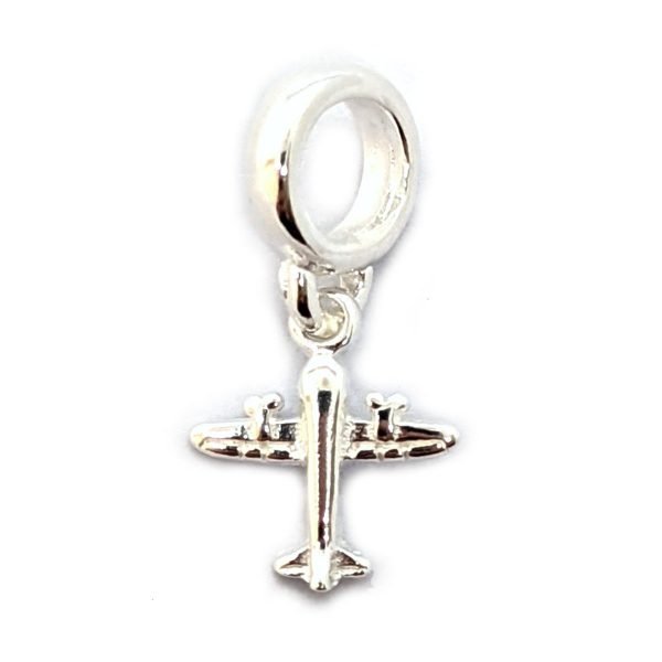 Dije Charm Avión Plata