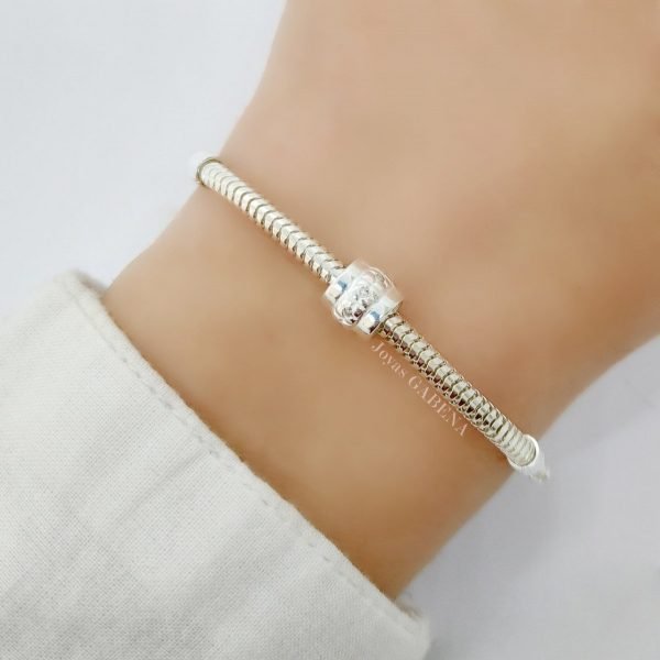 Dije Charm Canutillo Cristales Plata 925