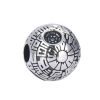 Dije Charm Estrella De La Muerte Star Wars Plata 925