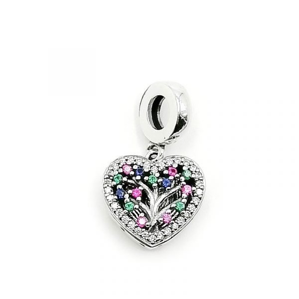 Dije Charm Relicario De Árbol De La Vida Plata 925(1)