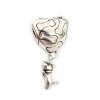 charms corazon perrito plata 925