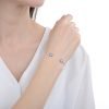 Pulsera Esclava Ojo Turco Cristal Plata 925