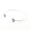 Pulsera Esclava Ojo Turco Cristal Plata 925