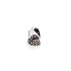 Dije Charm Corazón Cristales Plata 925