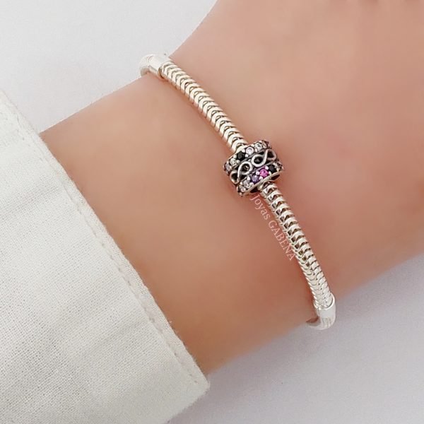 Dije Charm Separador De Infinitos Plata 925