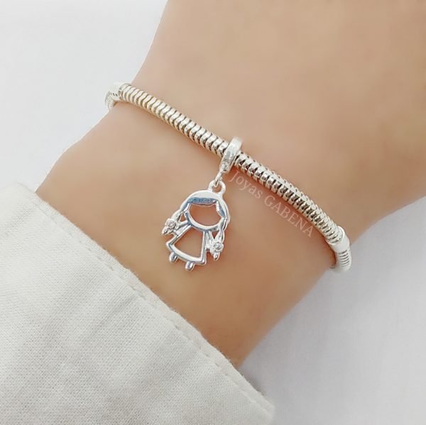 Dije Charm Nena Plata 925