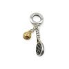 Dije Charm Raqueta Pelota Tenis Plata 925
