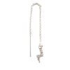 aro colgante rayo cristales plata 925