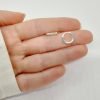 Aros Cubanos Micropave Cristal 11mm
