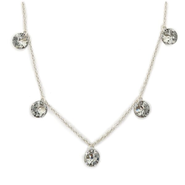 collar rivoli swarovski comet argent plata 925