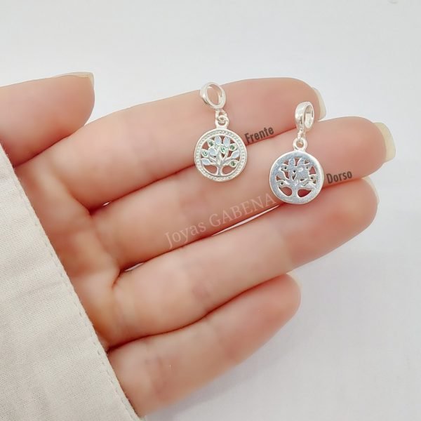 dije charm arbol cristales