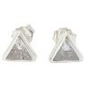 AXL-264 aros triangulo cristal plata 925