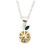 collar uvas cristales plata 925