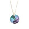 collar cristal swarovski rivoli 12mm vitrail light plata