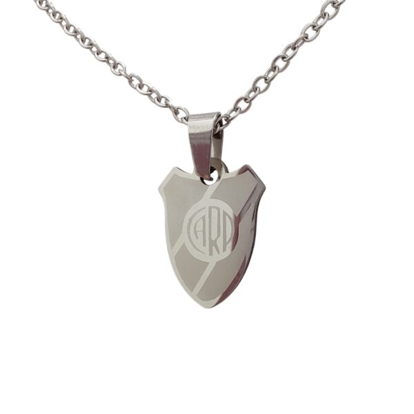 COAA-55 collar escudo river acero 2