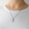 collar escudo river plata acero quirurgico