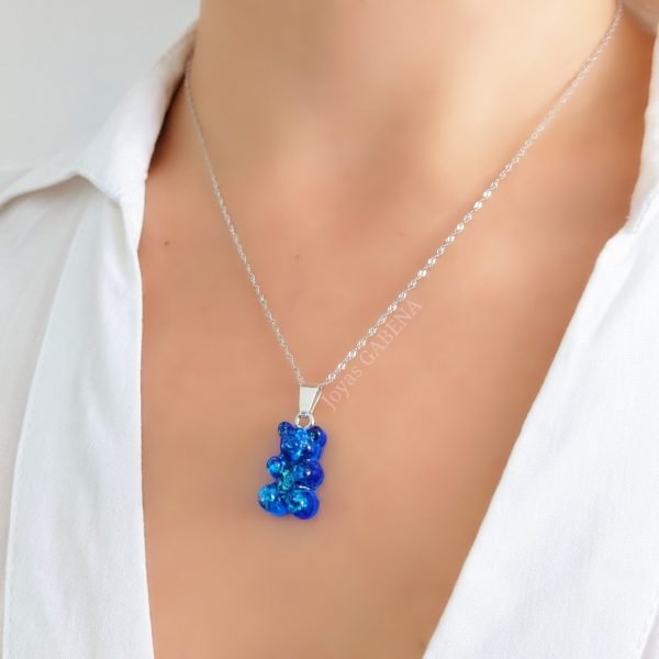 Collar Gummy Bear Plata 925 - Imagen 5