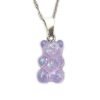 collar gummy bear plata lila