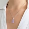 collar gummy bear plata lila