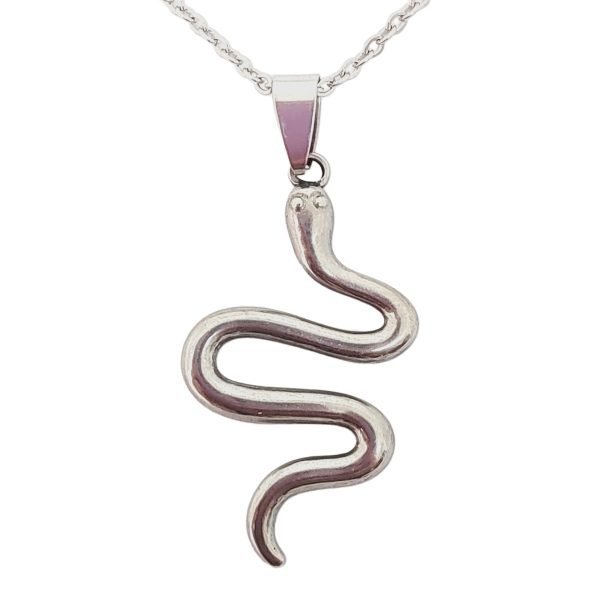 collar serpiente acero quirúrgico