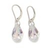 aros cristal helix plata 925