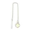 Aro Cadena Corazón Cristal Plata 925