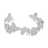 Pulsera Esclava Mariposas Acero Quirúrgico