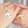 Par De Collares Yin Yang Perros Parejas Amigos 2 En 1 - Perro dorado 3