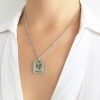 Collar Signos Zodiaco Cristal Acero Quirúrgico - Virgo 2