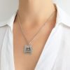 Collar Signos Zodiaco Cristal Acero Quirúrgico - libra 2