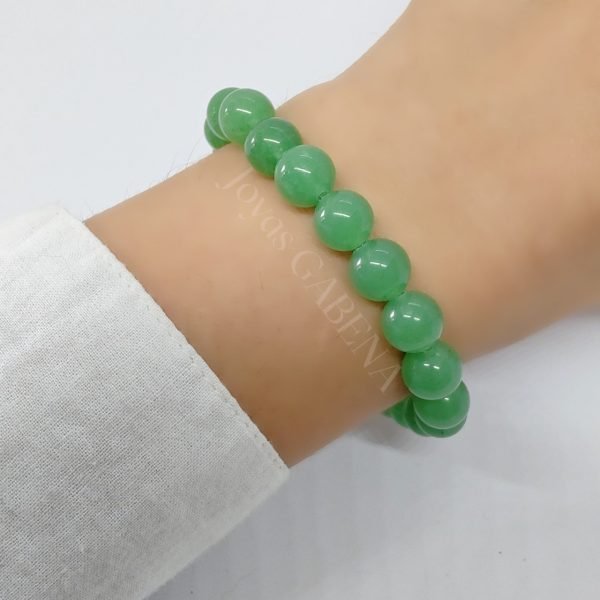 Pulsera Piedras Naturales 8mm Elastizada - Aventurina 3