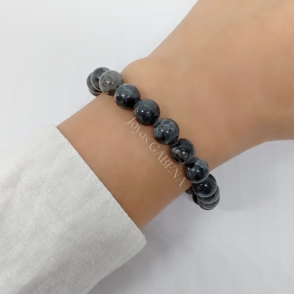 Pulsera Piedras Naturales 8mm Elastizada - Relampago 3