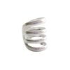 ACU-65 aro cuff lineas plata 925