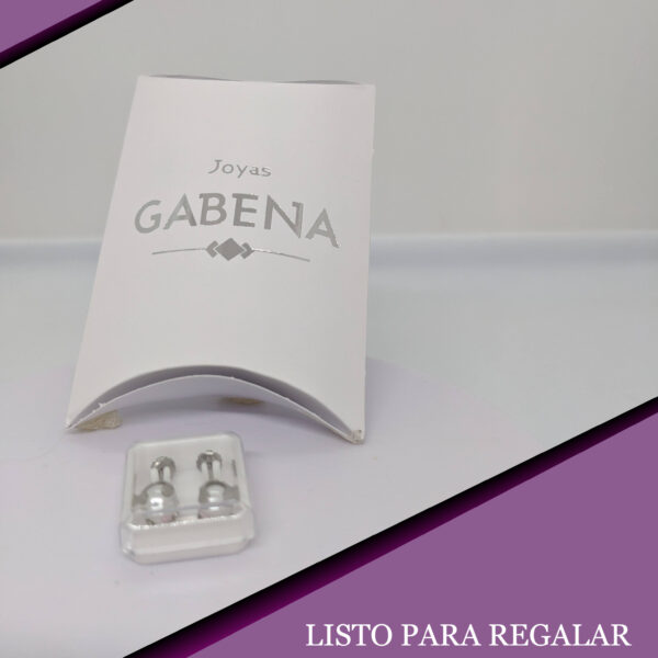 Aros Abridores Perlas Engarzadas 8mm Acero Quirúrgico pack