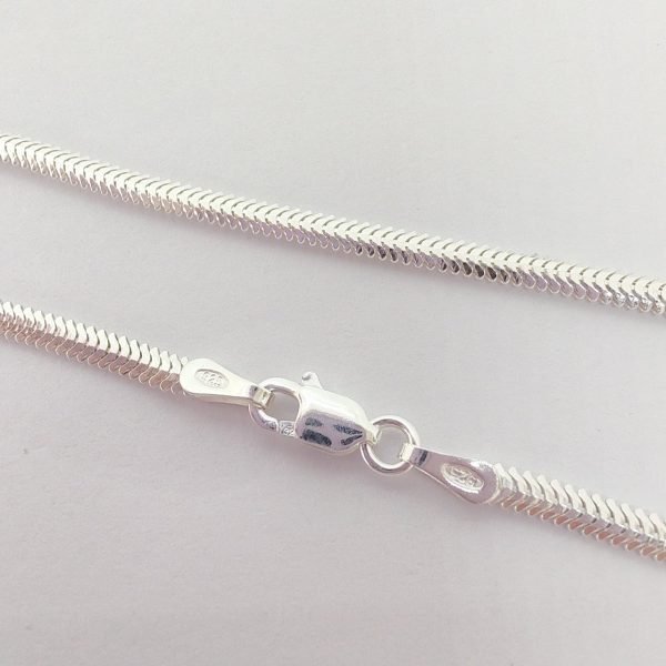 Pulsera Clapton Aplanada Plata 925