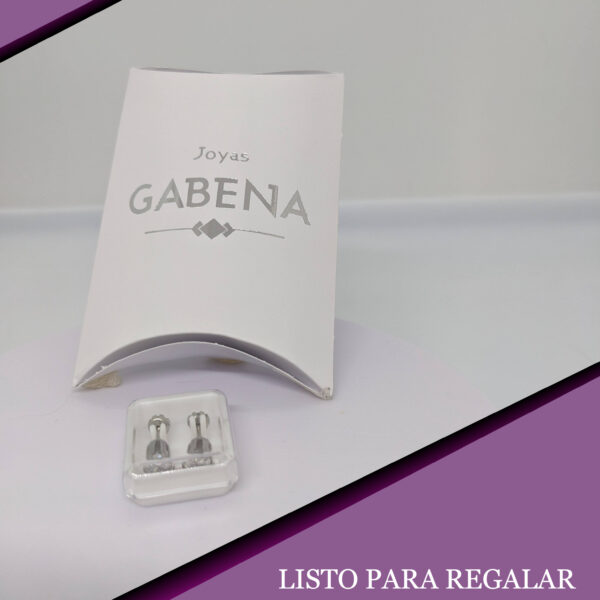 Aros Abridores Cristal Engarzado 5mm Acero Quirúrgico pack