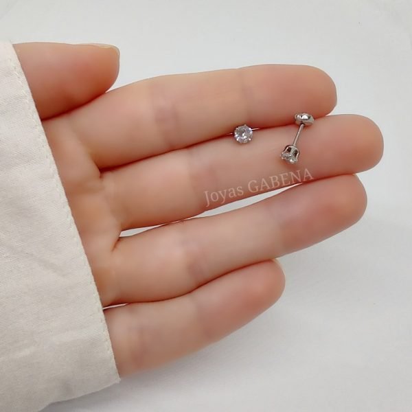 aros abridores cristal 4mm acero quirúrgico