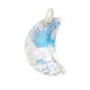 dije cristal luna 30mm plata