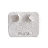 Aros Luna Tramada Plata 925