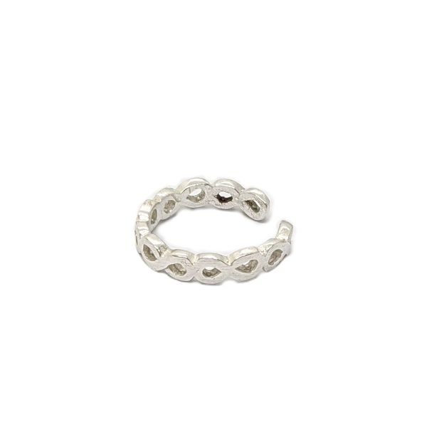Aro Cuff Infinito Plata 925